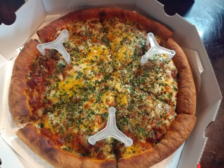  동탄 피자맛집 "빅스타피자 동탄병점점" 시카고 디트로이트 배달리뷰