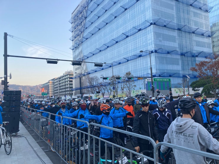 2022 서울자전거 대행진 후기, 서울 도로 한복판을 합법적으로(?) 달릴 수 있는 절호의 기회!