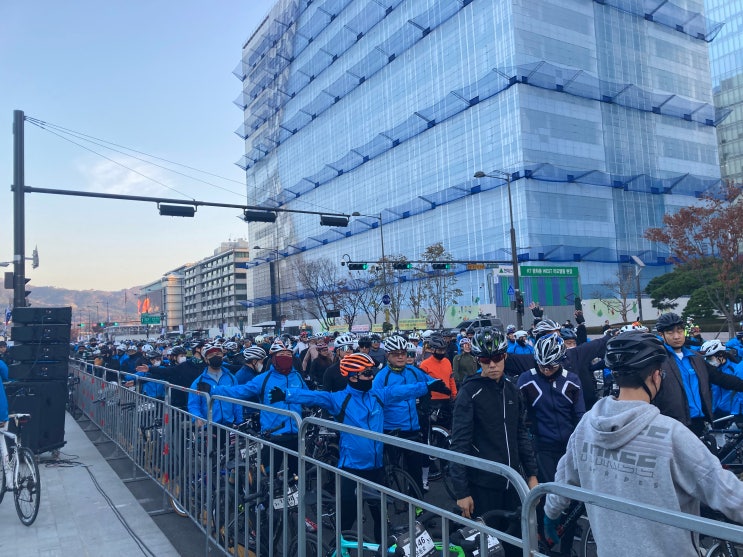  2022 서울자전거 대행진 후기, 서울 도로 한복판을 합법적으로(?) 달릴 수 있는 절호의 기회!