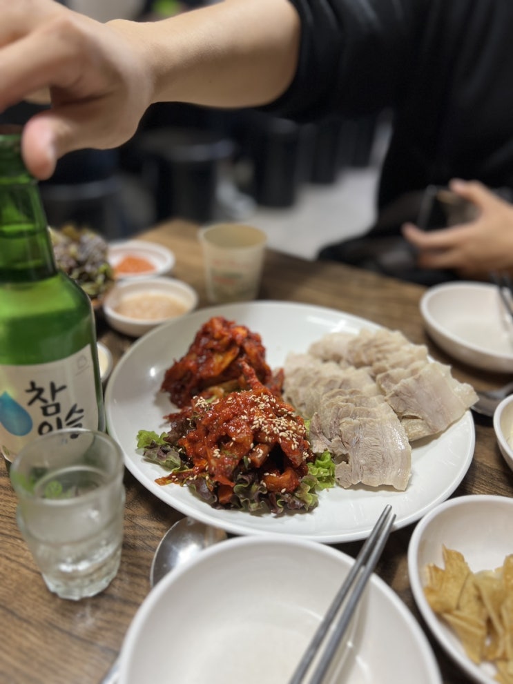  종로 보쌈골목 흥부가에서 오징어보쌈 먹고왔어요