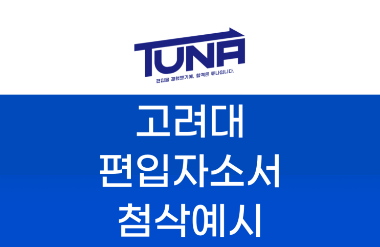  편입 자소서 학계서 첨삭 예시 [고려대 간호학과 편입 학업계획서]