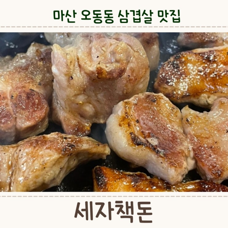  마산 오동동 고기 구워주시고 가격 착한 , <세자책돈>