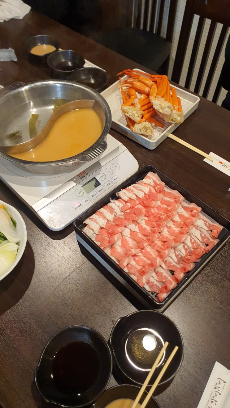  [홋카이도] 3.스스키노거리 대게와 샤브샤브(1층이 맛집)