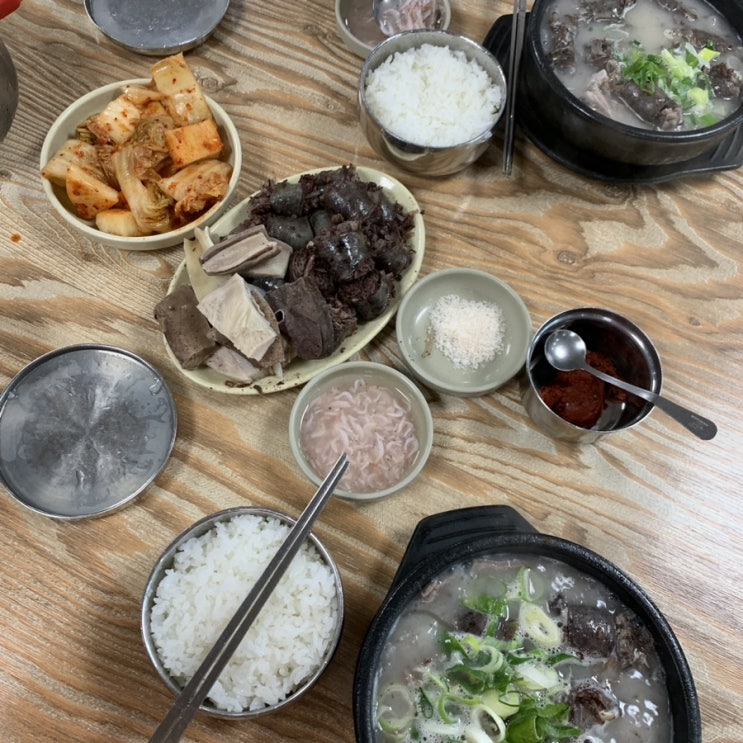  [천안/병천면 식당] 순대의 도시 병천, 오래된 국밥집 청화집