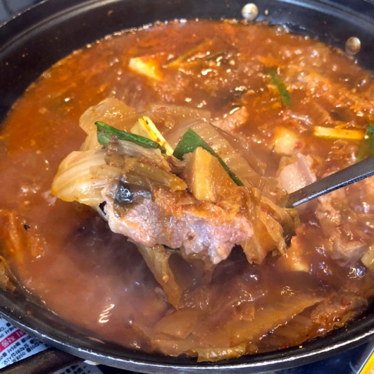  남동공단 김치찌개 맛집 인천 고잔동 돈채 1인 7,000원