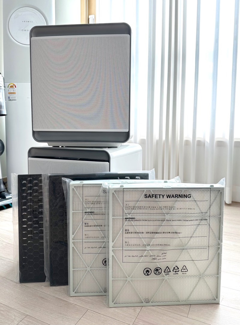 삼성 큐브 공기청정기 필터 교체 후기, [ AX94T9320WWD 필터 ]