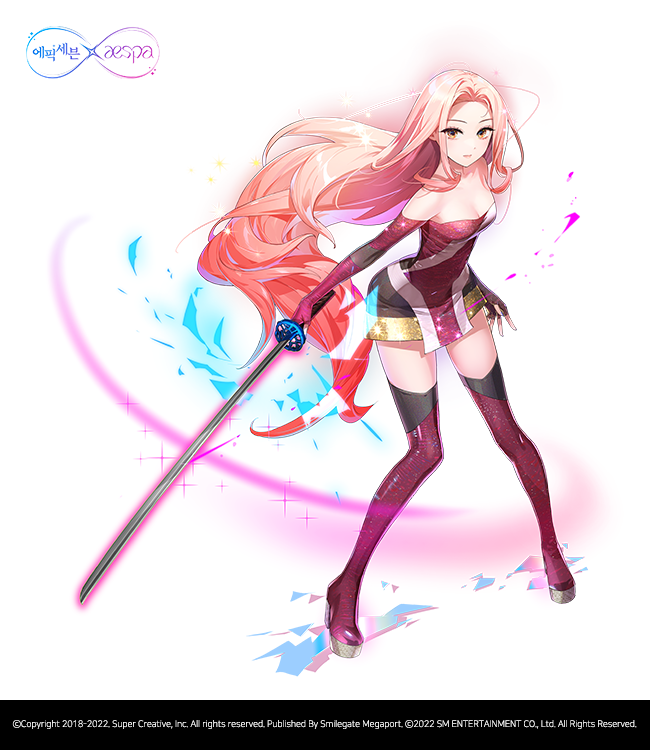 슈퍼크리에이티브 에픽세븐 <b>에스파</b> 콜라보 캐릭터 공개, 윈터... 
