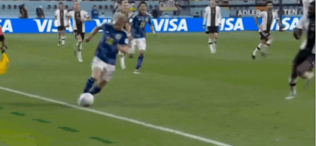 2022 카타르 월드컵 독일 일본 뤼디거 달리기 농락 움짤 gif