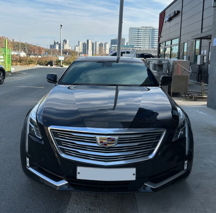  캐딜락 CT6 글라스틴트 선셋 전체 재시공 차량 분위기가 달라졌어요