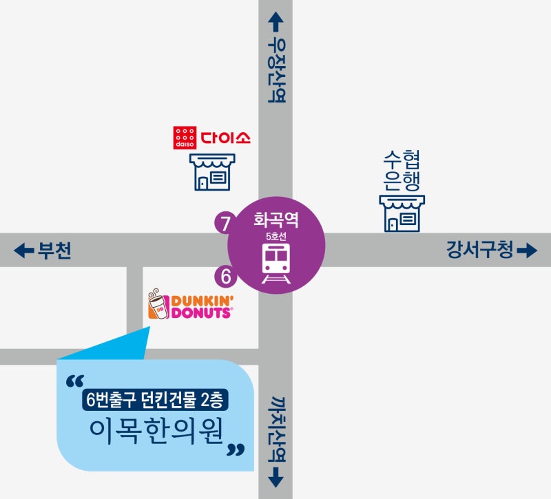 이목한의원 오시는길