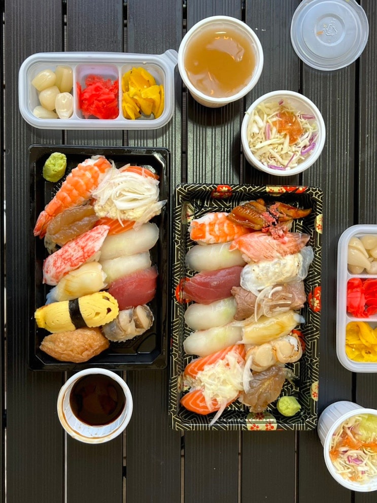  겨울 서울 근교 포천 글램핑 준비물ㅣ의정부 신곡동 곤제역 초밥맛집 스시로니에서 캠핑음식 포장