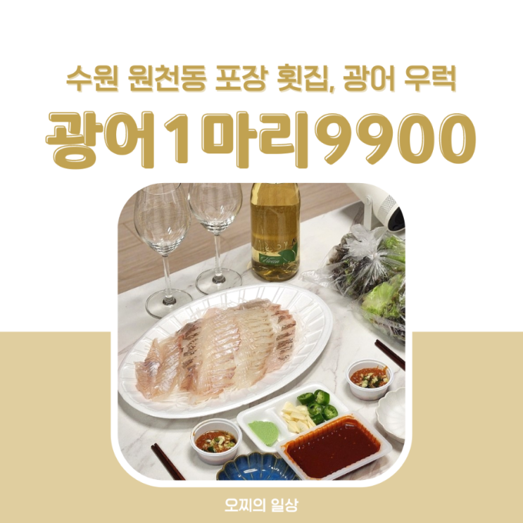 수원 원천동 포장 횟집 광어1마리9900 : 광어 우럭 가격 구성 좋은 곳 + 메뉴, 후기 수원 원천동 포장 횟집 광어1마리9900 : 광어 우럭 가격 구성 좋은 곳 + 메뉴, 후기