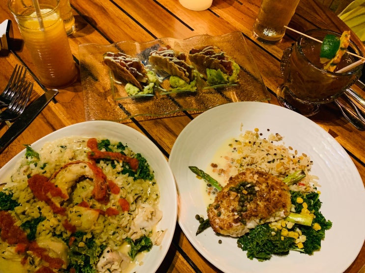  마우이 카아나팔리 맛집 [듀크스 비치 하우스(DUKE'S BEACH HOUSE)]씨푸드,포케타코,훌라파이
