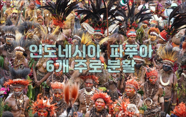  인도네시아 파푸아주 6개주로 분활 / 인도네시아 총 38개 주