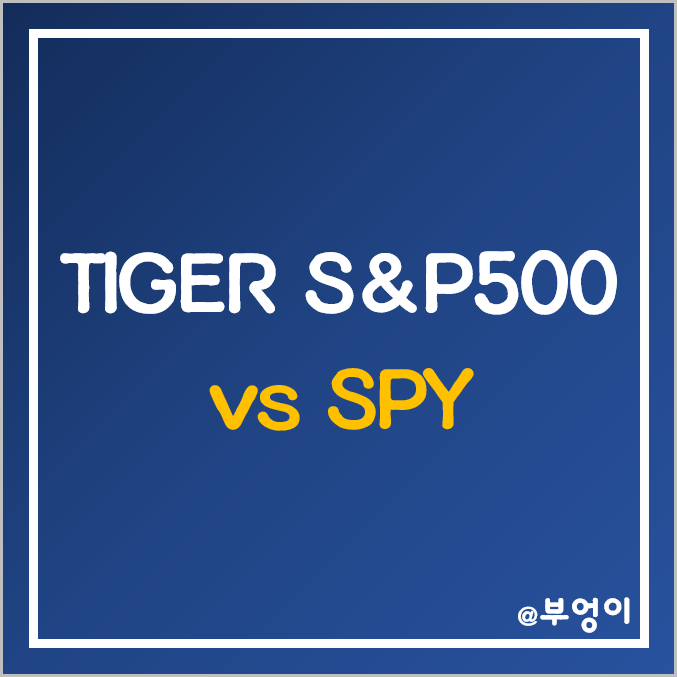 국내 TIGER 미국 S&P500 ETF 및 미국 SPY - 주가, 수익률, 배당금, 배당수익률 비교 (원달러 환율 반영)