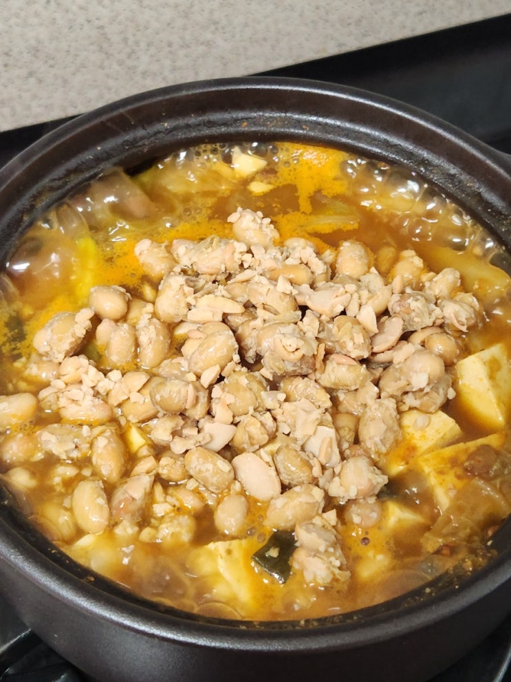  청국장 끓이는법 냄새 안 나게 맛있게 끓여드세요~!