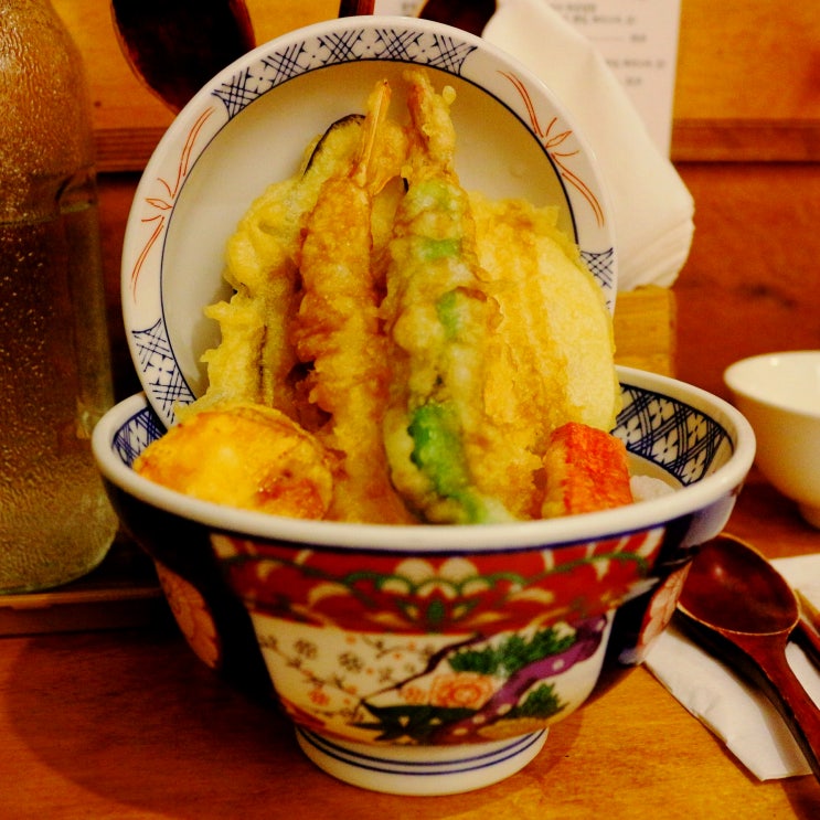나이스샤워 강남역 텐동 9,900원 가성비 일식집