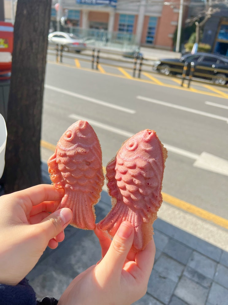  겨울간식 고구마 붕어빵 맛집 추천(신림, 망원시장 고구마 붕어빵)
