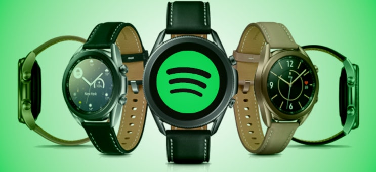 삼성 갤럭시 워치5 에서 스포티파이 Spotify 음악 스트리밍 사용하는 방법