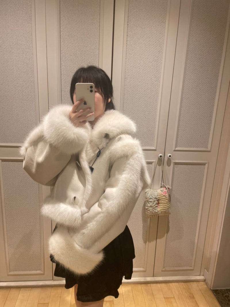 Threetimes / 쓰리타임즈 ? bunny fur coat ? 버니퍼코트 솔직 후기 