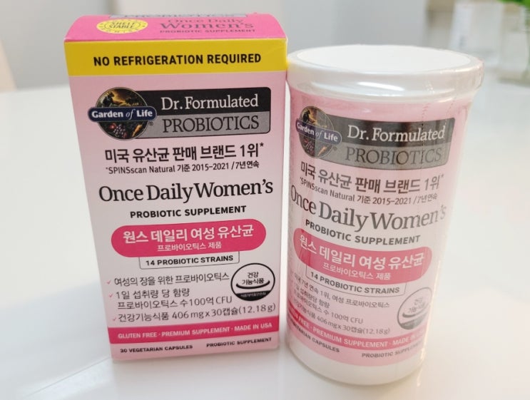  [데일리유산균 추천/여성유산균 추천] 닥터 포뮬레이티드 원스 데일리 여성 유산균