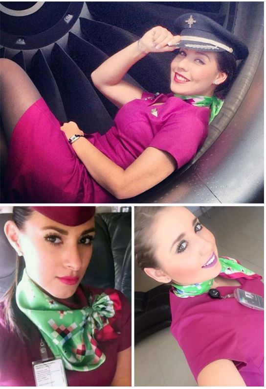 산타페 기반의 멕시코 항공사 유니폼 볼라리스