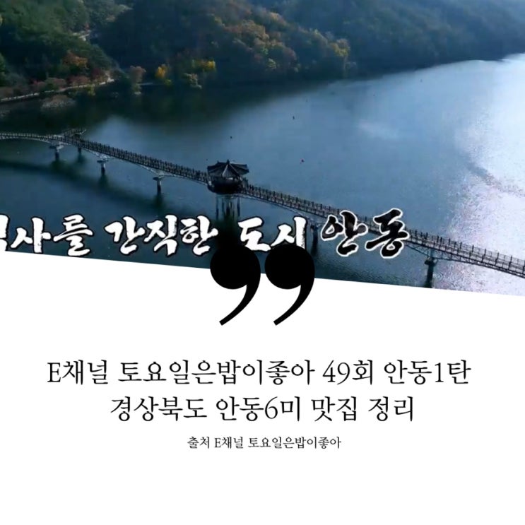  토요일은밥이좋아 토밥 49회 토밥즈 경북 안동 안동6미 토밥즈 식당 안동찜닭 찜닭집 간고등어 50년 간잽이 명인 간고등어조림 안동 핫플레이스 디저트카페 당근케이크 레어치즈케이크