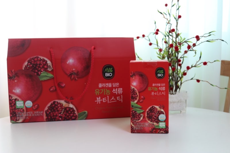 석류콜라겐 젤리 효능 뭘까 한포에 담은 올바이오 유기농석류 뷰티스틱