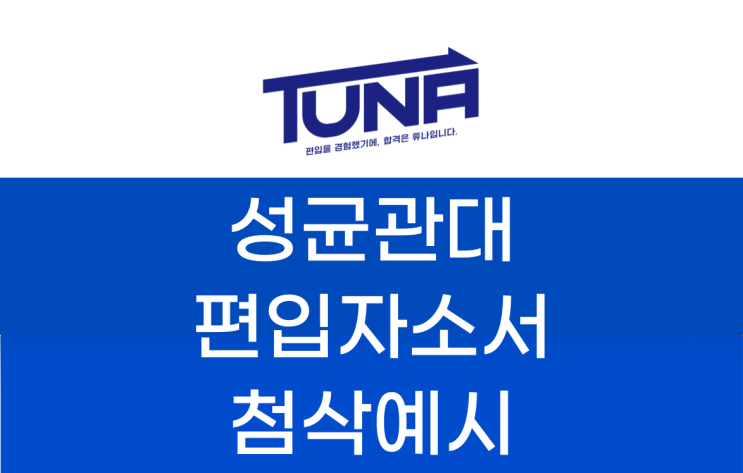 편입 자소서 [성균관대 편입 자기소개서 첨삭 예시 - 경영편]