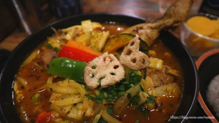  스스키노, 홋카이도 락쿄 생각나는 스프카레 맛집