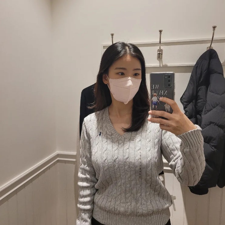  파주 신세계 프리미엄 아울렛 폴로 니트 득템