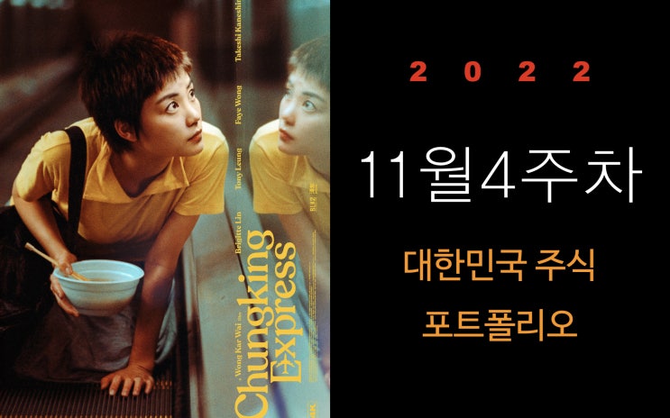  11월4주차  주식 포트폴리오 점검