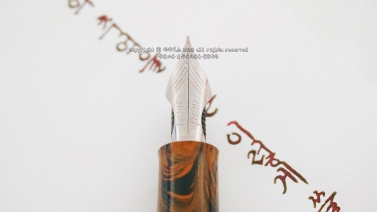  너의 추억을 나는 이렇게 쓸고 있다 (ft. FPR 자이푸르 울트라 플렉스닙 만년필 실제 사용 영상)