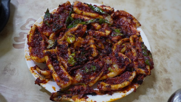  상주 맛집 용궁단골식당 상주점에서 오징어불고기, 따로국밥