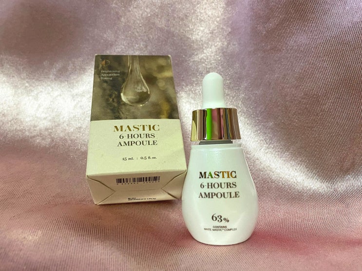  이민정 기미앰플 1회 6시간만에 기미 이별 하기! 매스티나 매스틱 6아워스 앰플 15ml