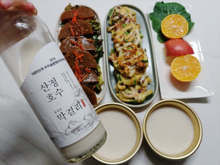  우리술 산정호수 동정춘 막걸리