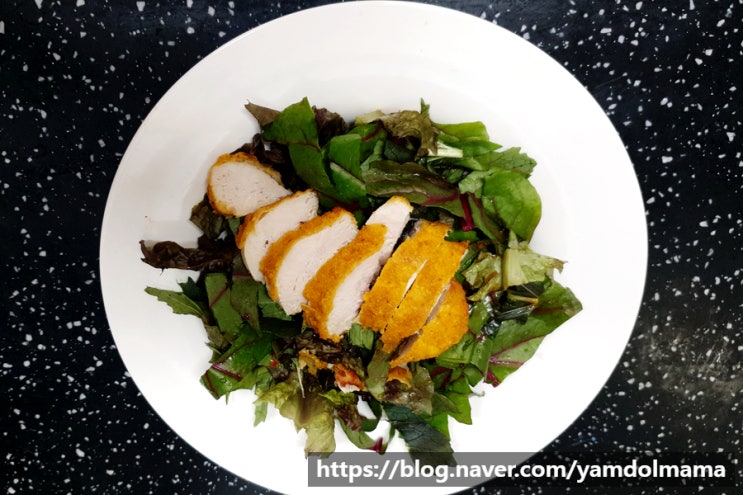  에어프라이어에 돌려먹는 맛있는 바르닭 크런치 냉동 닭가슴살