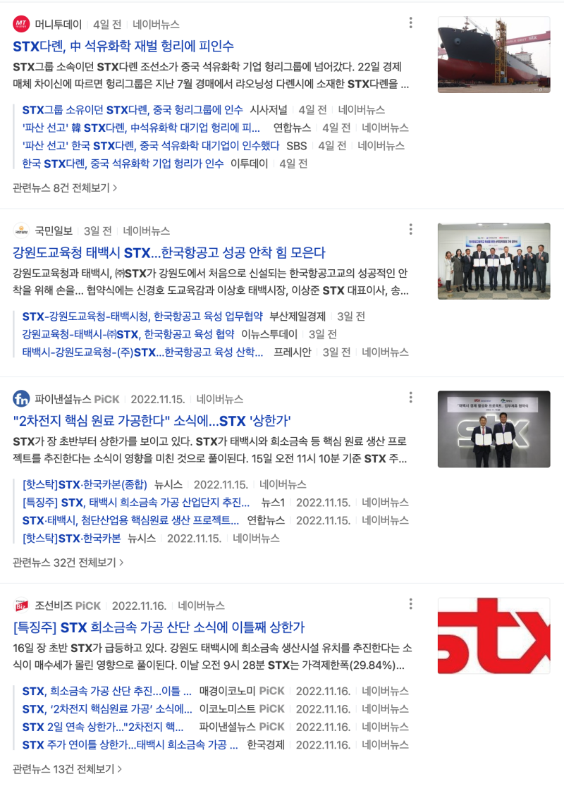 STX 상한가 - 기업을 모르고 투자하면 안 된다 : 네이버 블로그