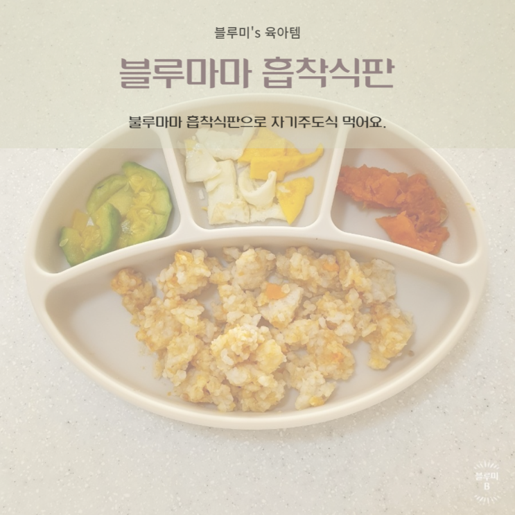  블루마마 흡착식판 자기주도식 필수템 (+내돈내산)