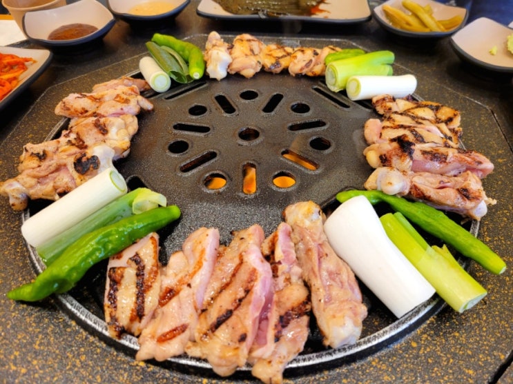  [민락2지구 맛집] 의정부 민락동 고기집 팔각도에서 연탄에 구운 숯불닭갈비에 막걸리 낮술 한 잔!