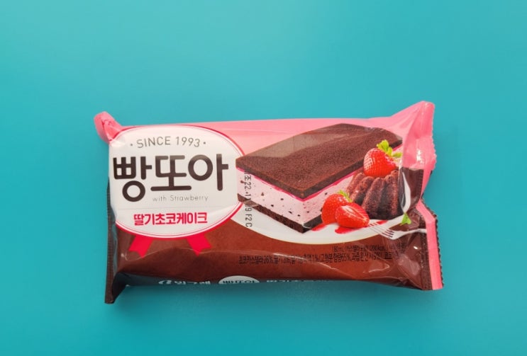 빵또아에 딸기맛이 듬뿍! - 빵또아 딸기초코케이크 - 편의점신제품 내돈내산 솔직리뷰