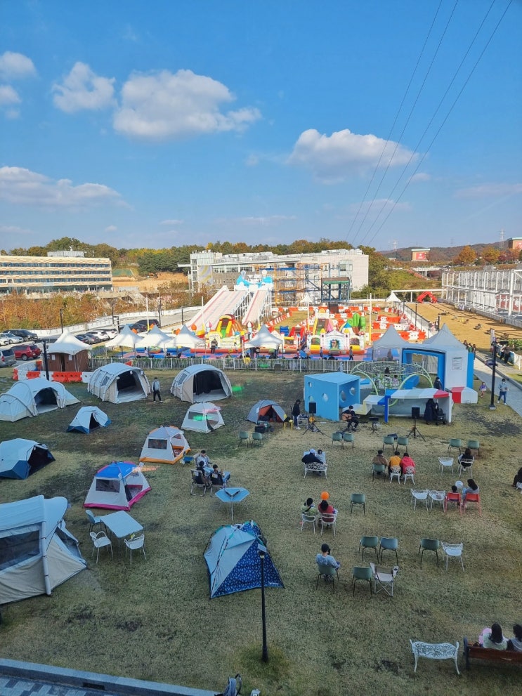  용인 아이와 루프앤클라우드 리빙파워센터 에어바운스 놀이터