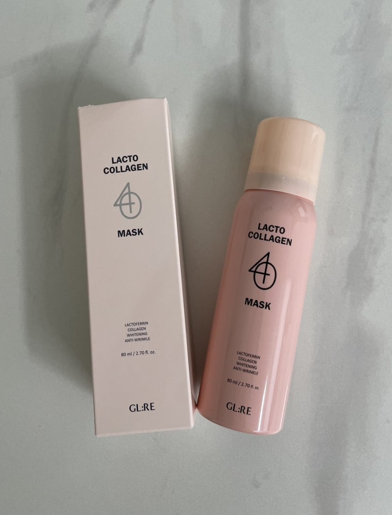 ⭐️단백질팩추천⭐ 바르면 바로 효과 볼 수 있는, 지엘리 락토 콜라겐 40 마스크