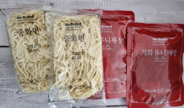  노브랜드 짜장면
