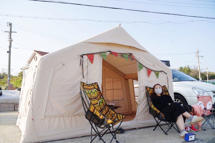  리빙쉘텐트 끝판왕 쿠디 에어텐트 13.6 10분 피칭 초보캠핑 거실텐트