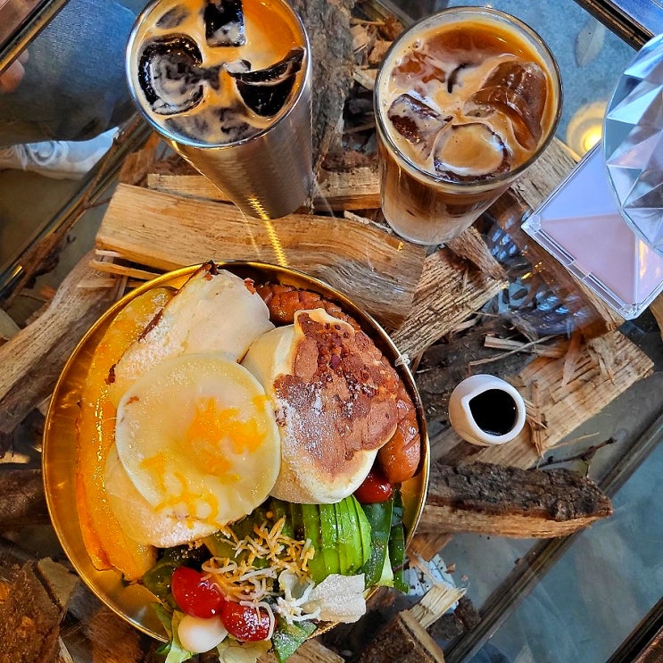  용인, 보정동 카페거리 / 폭신폭신 수플레 팬케이크 맛집, 브런치카페[젠젠]