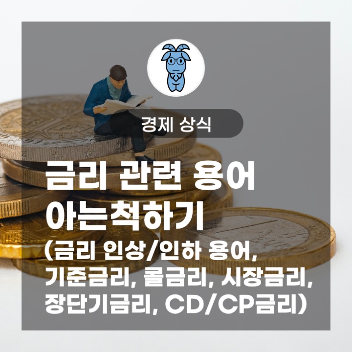 경제 상식, 금리 관련 용어 아는척하기 (금리 인상/인하 용어, 기준금리, 콜금리, 시장금리, 장단기금리, CD/CP금리) 경제 상식, 금리 관련 용어 아는척하기 (금리 인상/인하 용어, 기준금리, 콜금리, 시장금리, 장단기금리, CD/CP금리)