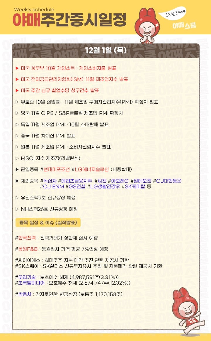 주간증시 ] 이번주 강세 업종 뉴스&이슈 및 다음주 증시 일정 확인 : 네이버 블로그