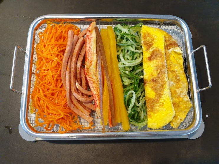  스마트채칼로 쉽게 김밥 재료 준비하기(김밥 이러면 망한다..)