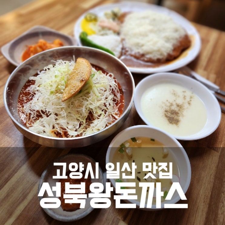 일산 돈까스 맛집 성북동왕돈까스 - 고양시 덕양구 화정 맛집 추천